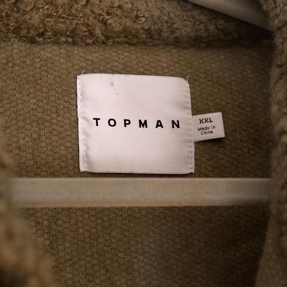 *** Topman boucle jacket in olive drab - Picture 2 of 5
